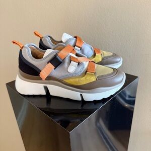 Chloe Sonnie Mesh Low-Top Sneaker